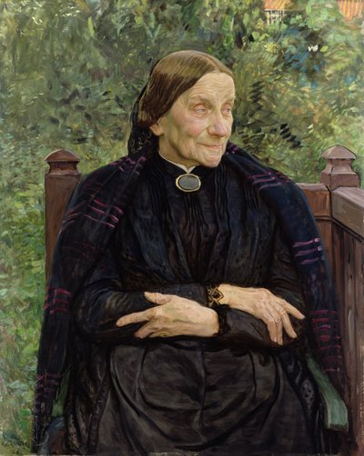 La madre de Lichtwark, 1908 de Leopold Karl Walter von Kalckreuth